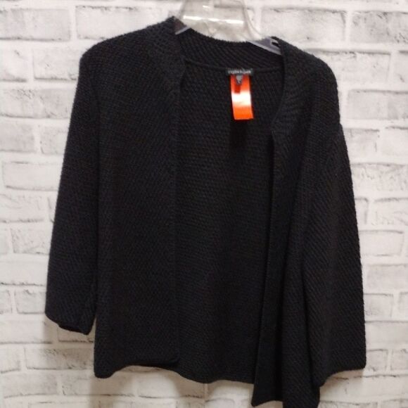 Eileen Fisher Black Sweater - Picture 1 of 3